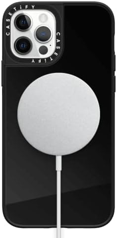 Casetify Mirror Case Magsafe Compatível para iPhone 12 Pro Max - Black on Black