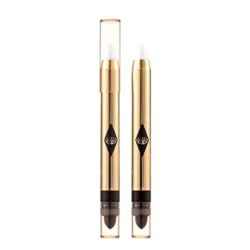 NPKGVia High -marca -texto de marca d'água Lápis cosmético Glitter Shadow Pen da sobrancelha lápis Fácil de usar feixes de maquiagem para adolescentes
