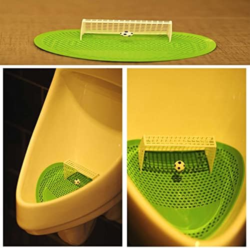 Tela de urinol de gigesute, limpador de banheiro masculino de futebol anti -odor, guardas de filtro de futebol de futebol, 4pcs