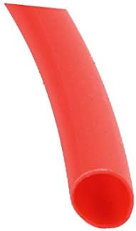 X-DREE 4MM DIA 4: 1 RATIO Aqueça encolhimento de tubo de tubo de fio Tubos de manga de cabo 1m Comprimento vermelho (4mm Diâmetro 4: