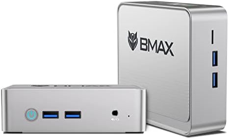 BMAX B3 Mini PC Windows 11 Pro 11 Gen 4-CORE N5095 16 GB RAM/512GB SSD Mini Computador de mesa 4K Exibição dupla tela Push-Pull Tampa wifi5/dual hdmi/USB 3.0/BT4.2 Micro PC Mini Computador