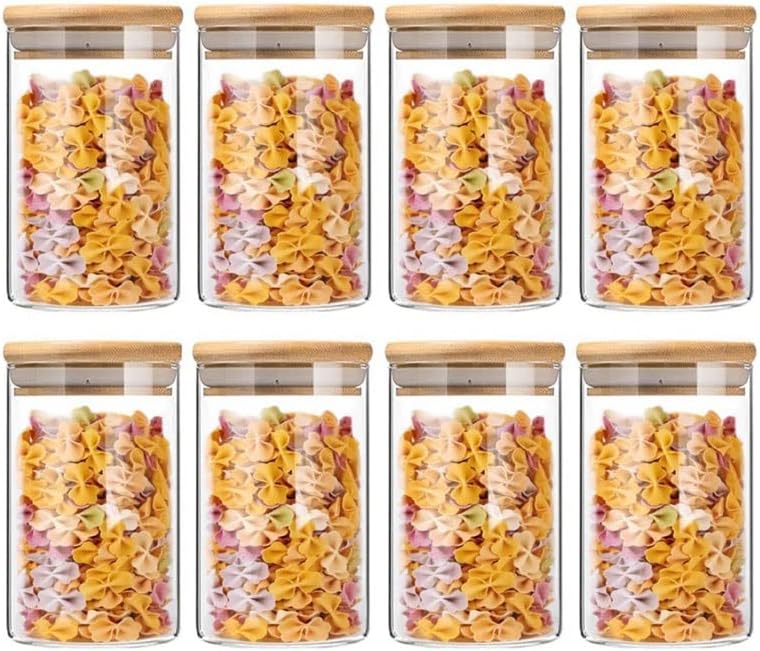 Miaohy Durável Vidro selado Can Can Storage Tank Lid Tea Later Reutilable Jar Tank para para Candy de grãos