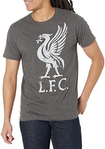Liverpool F.C. T-shirt de logotipo de pássaro do fígado do Liverpool FC masculino