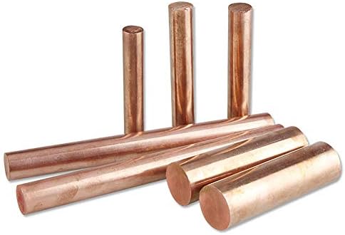 Lqsxjgrt puro cobre cu hastes de metal de 35 mm a 80 mm de diâmetro e 100 mm de comprimento, 50 mm*100 mm