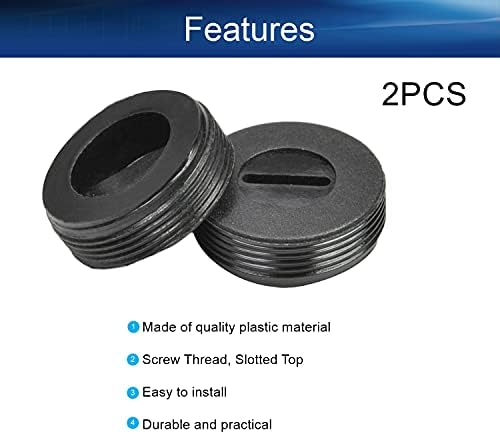 Heyiarbeit Caps de suporte de escova de carbono 22mm O.D. 7,4 mm de espessura tampa do motor Tampa de encaixe de plástico