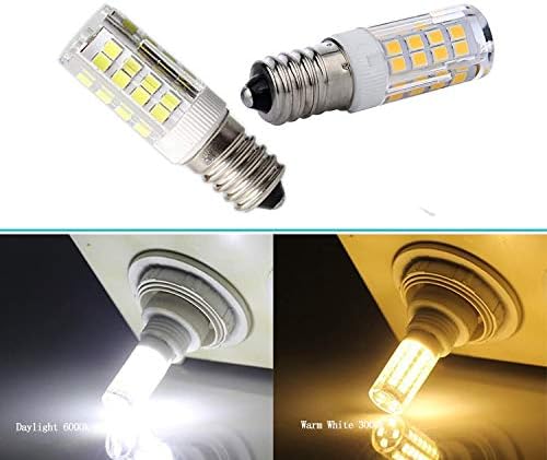 E14 Lâmpada LED Dimmable, E14 Base de parafuso europeia Lâmpadas LED Bulbos de 20 watts equivalente a lâmpada, T3/T4 Substituição da base européia omni-Directional, Luz do dia 6000k