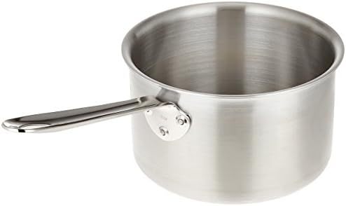 Endoshoji asth403 Commercial Torino Stew Pan, 8,3 polegadas, compatível com fogões de indução, revestimento de alumínio, aço
