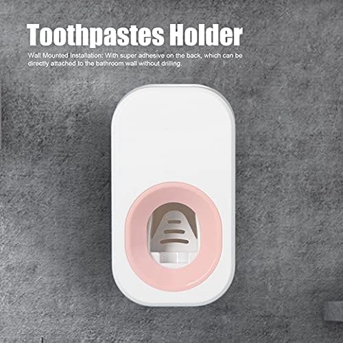 Dispensador de pasta de dente Ytdtkj, dispositivo de pasta de dente montada na parede, dispensador de pasta de dente automática para banheiro banheiro banheiro