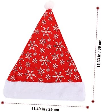 Toyandona 4pcs Natal Papai Noel Hat Childrens Papai Noel Chapéus Natividade Crianças Roupa de Festas de Natal Capacidade Crianças