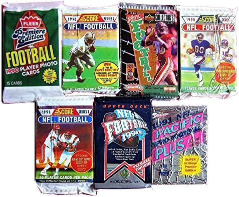 Sonhe muitos cartões de futebol antigos e não abertos em pacotes 60 cartões em pacotes do final dos anos 80 e início dos anos 90
