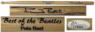 Pete melhor assinado Best of the Beatles Drum Stick- L79994 - JSA Certified - Drumsticks