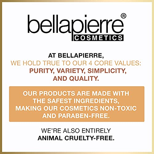 Bellapierre Loose Powder Mineral Foundation SPF 15 | VEGAN & CRUELTIDA GRÁTIS | Cobertura completa | Hipoalergênico e seguro para todos os tipos de pele | Oil & Talc Free - 0,32 oz - Porcelana