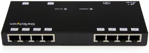Startech.com 492 pés. VGA sobre Cat5 Extender - VGA Extender - 8 Port Repeater - Cat5 - Vídeo sobre Ethernet