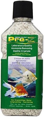 Penn Plax Pro-Z Ammonia Removendo cristais de zeólito para aquário, médio