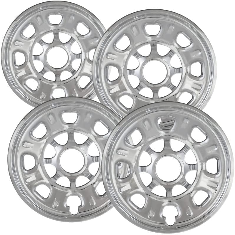 Peles de rodas de 18 polegadas oxgord para 2011-2019 Chevy Silverado 2500/3500 Capas de roda de impostor para rodas de abdomentação
