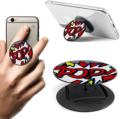 Pop Art Phone Grip Cellphone Stand se encaixa no iPhone Samsung Galaxy e muito mais
