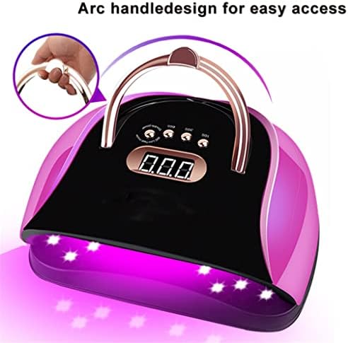 Lâmpada de unha led bhvxw para manicure secagem em gel com 57 LEDs Lâmpada profissional de máquina de secador de unhas para