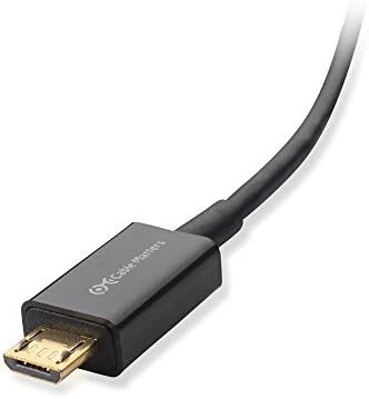 Cable Matters 3-Pack Micro USB 2.0 Cabo em preto 3 pés