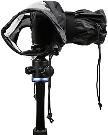 Shanrya com cordas elásticas acessórios fotográficos práticos, capa de chuva de câmera, capa de chuva fotográfica, para câmera
