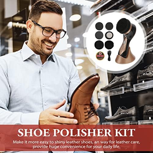 Mobestech Electric Shoe Kit Kit Sapato de sapatos Sapato de Kit Automático Cleancador Automático Brush Shoe Shop