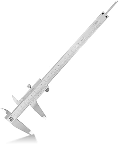 B Bosi Tools Spurtar Vernier Paliper, pinça de aço inoxidável, pinça micrômetro manual de 0-200mm, pinça de precisão de 0,02 mm
