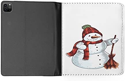 Tampa de capa de capa do Snowman Christmas Sketch Art 6 Flip Tablet para Apple iPad Pro 11 / iPad Pro 11 / iPad Pro 11