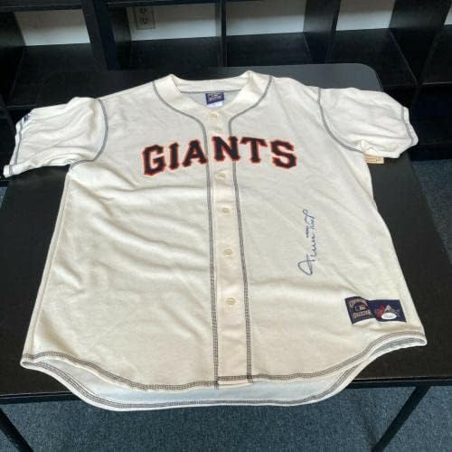 Willie Mays assinou camisa autêntica majestosa do San Francisco Giants com JSA COA - camisas MLB autografadas