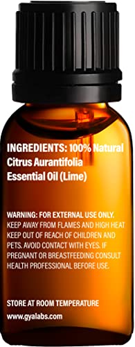 Óleo essencial de mandarim e óleo de limão - Brinquedador de pele Gya Labs Conjunto para peles monótonas e oleosas - de óleos