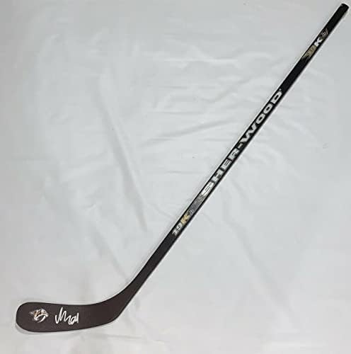 Mikael Granlund assinou Hockey Stick Stick Nashville Predators Proof Supstar 1 - Sticks NHL autografados