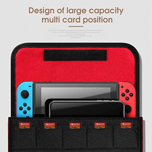 O Shining Overlook Hotel Carting Case para Switch Portable Game Console Storage com slot de cartão