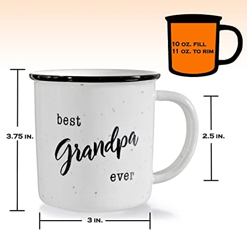 MainEvent Melhor avô de todos os tempos de 11 onças, melhor caneca de avô engraçada, caneca de café da melhor avô, melhor avô de todos
