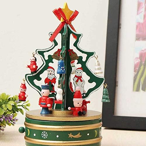 Caixa de música de natal de Natal da Wpyyi Merry-Go-Round