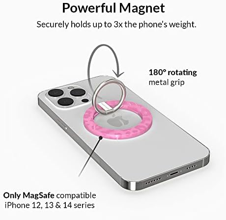 Velvet Caviar Magsafe compatível com o suporte do anel de alcance por telefone com suporte ajustável - acessórios Magsafe removíveis para iPhone 12/13 / 14