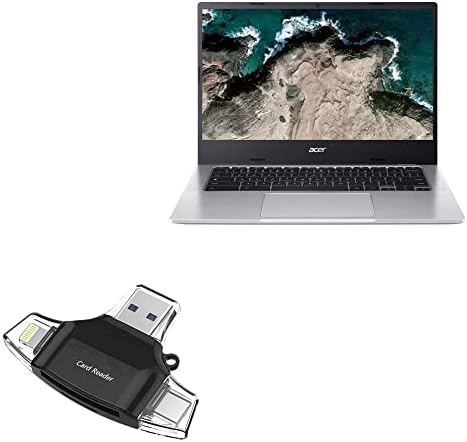 BOXWAVE SMART GADGET Compatível com Acer Chromebook 514 - AllReader SD Card Reader, MicroSD Card Reader SD Compact USB