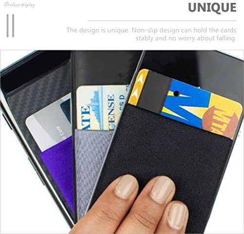 Carteiras de telefone celular adesivas Sosoport 2pcs, suportes de cartão de celular ultra finos, cartões para capa de telefone, titulares