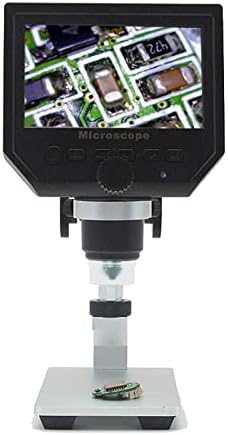 Studyset 4.3 Microscópio eletrônico digital de mão LCD com luzes 8LED, 1080p 600x Microscope Camera com 16 sistemas de idiomas,