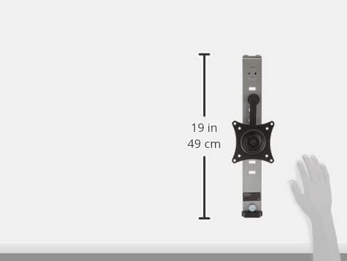 Montagem do monitor de cubículo startech.com - cabide de monitor único da parede de cubículos - até 34 'VESA MOLTE DISPLAY - CUBICAL DE ERGONOMICA ERGONONAL AJUTA ATUAL