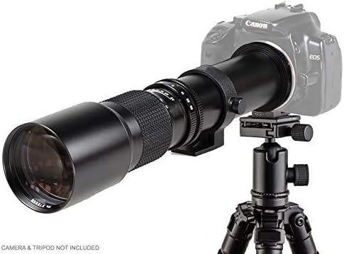 Canon Profissional Telefoto/Teleconverter High Power Lens de 1000mm para todas as câmeras DSLR da Canon, exceto M Series.