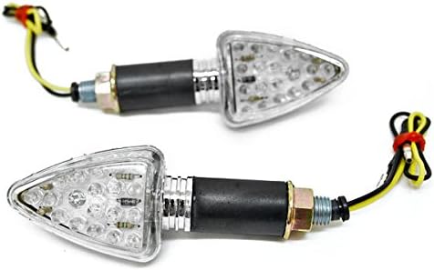 Krator Mini Custom LED Turn Signal Lights Lâmpada Compatível com Honda VTX 1300 1800 Valkyrie Rune 1500