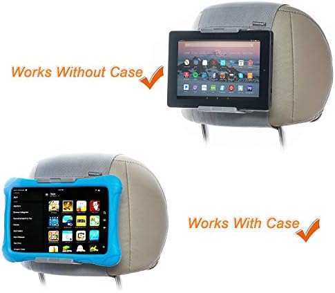 Suporte de montagem de carro TFY, suporte para apoio de cabeça para telefones para telefones e tablets, compatíveis com dispositivos de 5 a 10,5 polegadas de tela