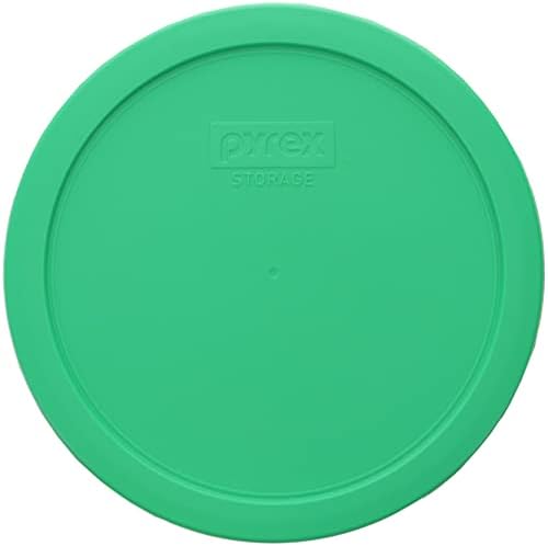 Pyrex 7402-PC Bright Green Plástico Armazenamento de alimentos Tampa de tampa da tampa, feita nos EUA