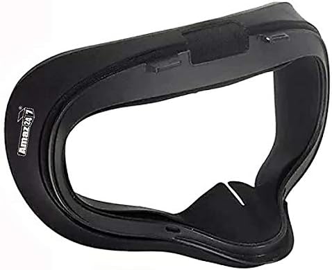 Amaz247 Silicone Anti-Leakage Face Máscara de almofada, tampa de lente protetora, tampa do controlador com tiras de velcro para