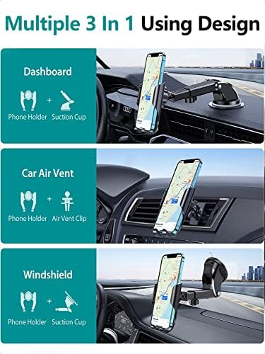 VicSeed [Pro ver3.0 Montagem do telefone para carro [operação mais fácil] [sucção poderosa] Mãos do carro Free Holding Mount Dashboard