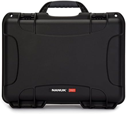 NANUK 910 Caso dura à prova d'água com inserção de espuma - preto