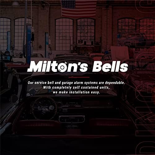 Milton's Bells Driveway 125 'Signal Bell Ringer Tubing, para empresas de drive-thru e alarmes residenciais, estações de serviço automotivo e atendimento ao cliente na calçada