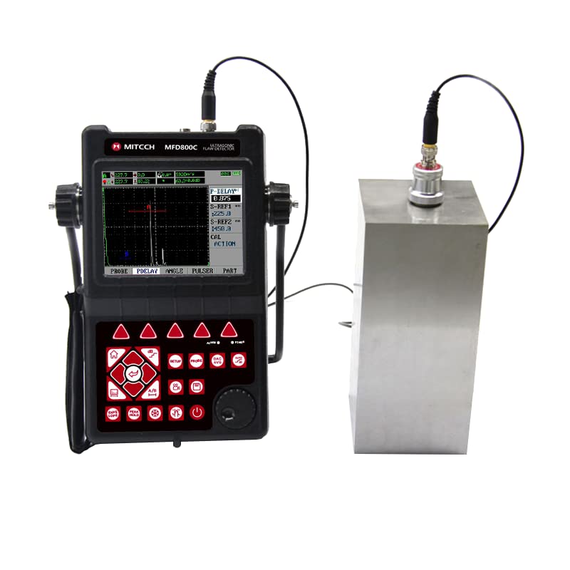 Yfyiqi Ultrassonic Fak Detector Defectoscópio Ultrassônico Defectoscópio Detector de Falhas Com Função de Alarmes de Gate Função Comunicação da Função de Vídeo na Velocidade do Aço Faixa de Medição de 0 a 9999