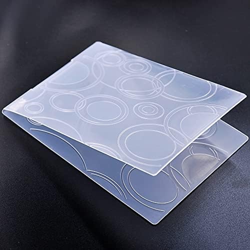 DdouJoy Round Circle Background Plástico Pastas de relevo para fabricação de cartões de cartão e outros artesanato