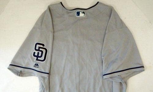-19 San Diego Padres Blank Game Emitido Gray Jersey 50 SDP1292 - Jerseys MLB usada para jogo MLB