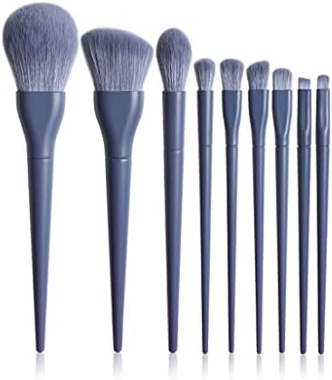 N/A 9 pincéis de maquiagem Definir escovas de sombra completas Ferramentas de beleza Brushs de lábios de blush soltos
