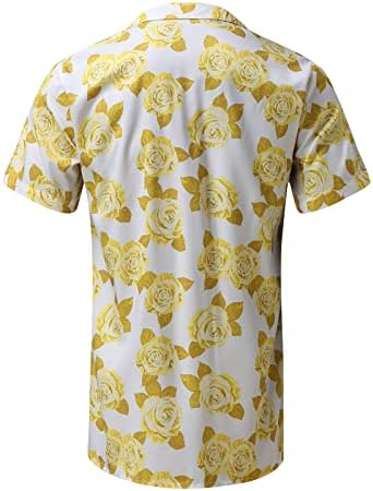 2023 New Men Men Summer Fashion Set Orientation Orientation Terno impresso Hawaiian Button Camisa de praia